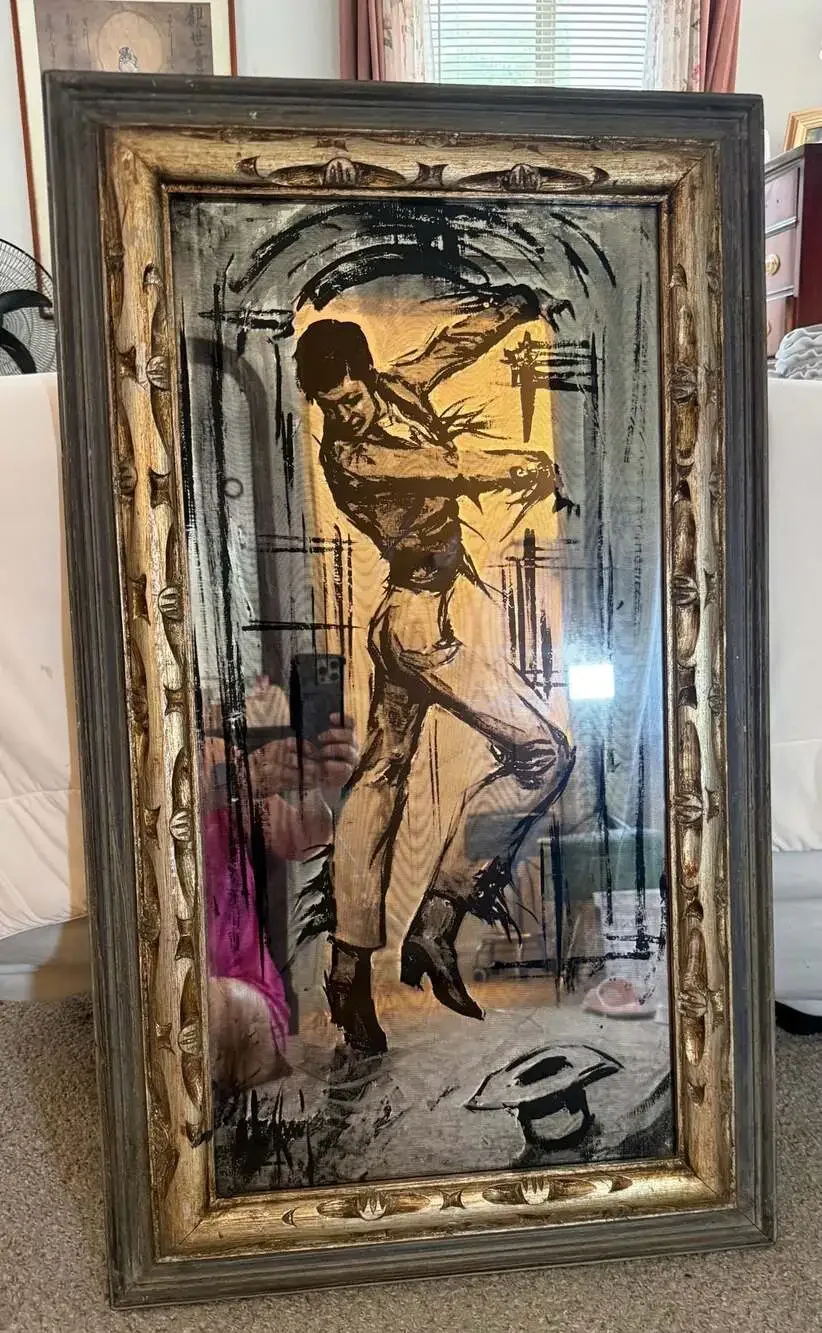 Alberto Ruiz Vela Painting on Mirror Flamenco Dancer